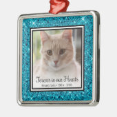 私たちの心に永遠に猫 メタルオーナメント (左)