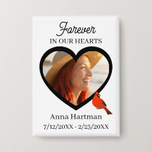 私たちの心に永遠に | ハートの写真とショウジョウコウチョウ