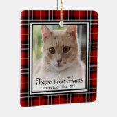 私たちの心に永遠に 猫 セラミックオーナメント (右)