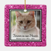 私たちの心に永遠に 猫  セラミックオーナメント (裏面)