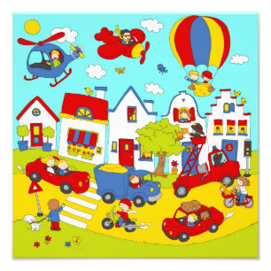 私たちの忙し通り フォトプリント