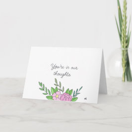 私たちの思考で花1カード サンキューカード