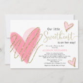 『私たちの恋人のシャワー-メールのベビーシャワー』 招待状 (正面)