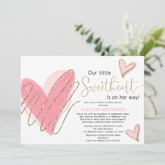 『私たちの恋人のドライブバイベビーシャワー』 招待状 (スタンド正面)