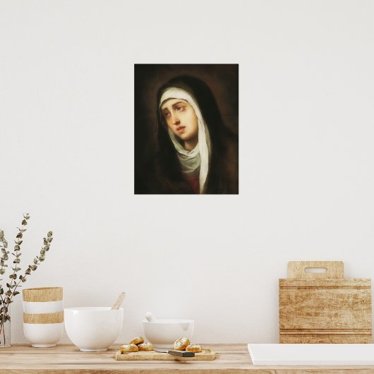 私たちの悲しみのレディヴァージンメアリードロローザ ポスター (キッチン)