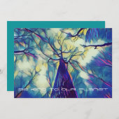 私たちの惑星に親切になる – 木々の森の地球の日 (正面/裏面)