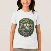 私たちの惑星を守ろう トライブレンドＴシャツ (正面)