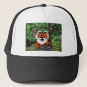 私たちの惑星エコチームTgrrタイガーのアパレルギフトをハイキング キャップ (正面)