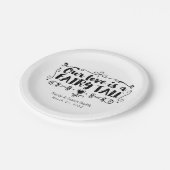 私たちの愛のおとぎ話カスタムウェディング披露宴 ペーパープレート (アングル)