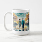 私たちの愛の物語は私お気に入りの コーヒーマグカップ (左)