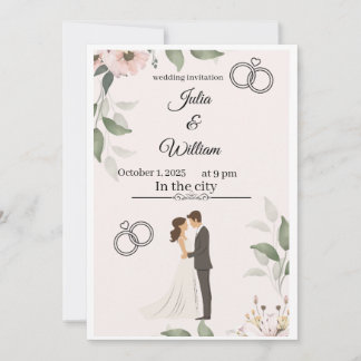 私たちの愛の物語への招待 招待状