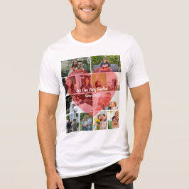 私たちの愛の物語12枚の写真タイムラインカップルコラージュ トライブレンドＴシャツ