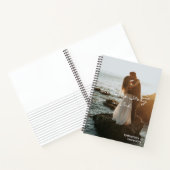 私たちの愛の物語、エレガントな結婚式の写真、カスタム ノートブック (内部)