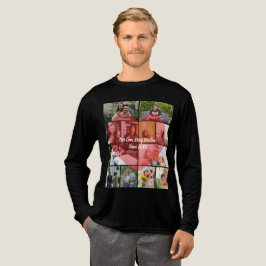 私たちの愛の物語 12枚の写真タイムライン カップルコラージュ トライブレンドＴシャツ