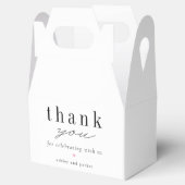 私たちの愛の編集可能なカラーシンプルの好意ボックス フェイバーボックス (オープン)