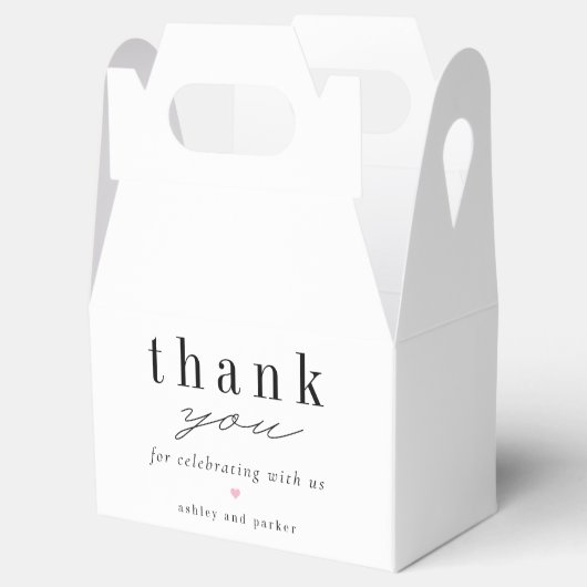 私たちの愛の編集可能なカラーシンプルの好意ボックス フェイバーボックス (オープン)