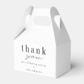 私たちの愛の編集可能なカラーシンプルの好意ボックス フェイバーボックス (正面サイド)