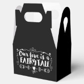 私たちの愛はおとぎ話のカスタム結婚式の好意 フェイバーボックス (オープン)