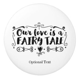 私たちの愛はおとぎ話のホワイトベッドルームドレッサー セラミックノブ