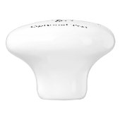 私たちの愛はおとぎ話のホワイトベッドルームドレッサー セラミックノブ (側面)