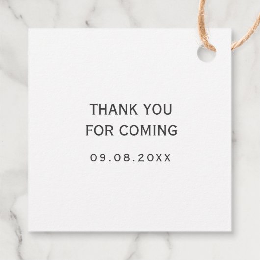 私たちの愛はポッピング、ポップコーンラベル結婚、のクラフト フェイバータグ (裏面)