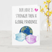 私たちの愛は世界の世界的流行よりも強い カード (黄色い花)