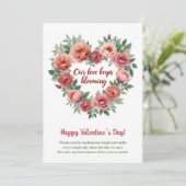 私たちの愛は咲き続ける フローラル バレンタインデー シーズンカード (スタンド正面)