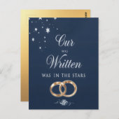 私たちの愛は星に書かれていた ポストカード (正面/裏面)