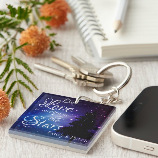 私たちの愛は書星の夜の空の名前にある キーホルダー (正面右)
