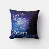 私たちの愛は書星の夜の空の名前にある クッション (正面)