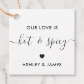 私たちの愛は熱くてスパイシーな結婚式 フェイバータグ (正面)