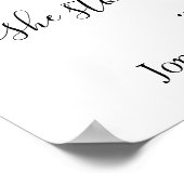 私たちの愛最高の物語の日yesの日モダン結婚の ポスター (角)