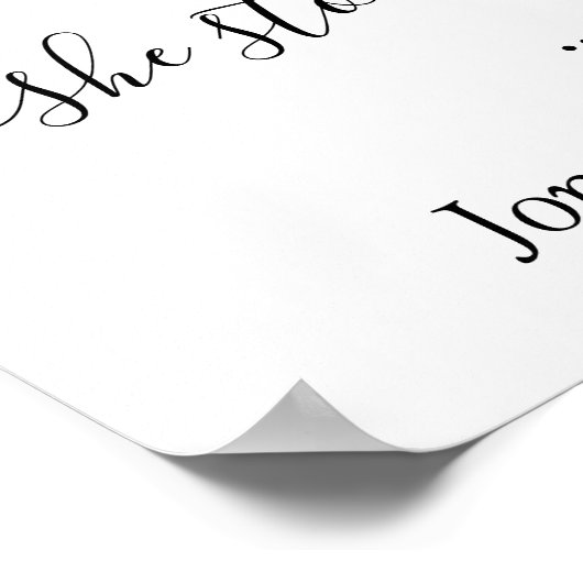 私たちの愛最高の物語の日yesの日モダン結婚の ポスター (角)