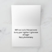 「私たちの愛」が「私たちの」記念日に何を カード (内部)