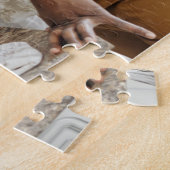 私たちの愛 |家族の名前フォトジグソーパズル ジグソーパズル (側面)