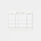 私たちの招待されビジネス会議の参加者のリスト ポストイット (正面)