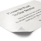 私たちの敗血症徴候に親切に対応して下さい フォトプリント            (角)