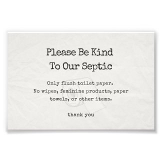 私たちの敗血症徴候に親切に対応して下さい フォトプリント           