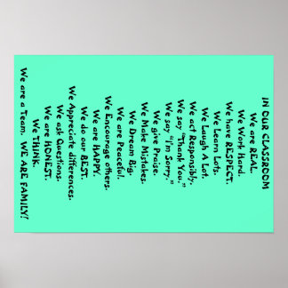 私たちの教室 ポスター