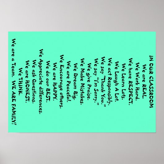 私たちの教室 ポスター (正面)