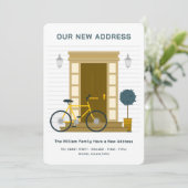 私たちの新しいアドレスl新しいホームリビング移動 案内状 (スタンド正面)