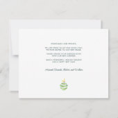 私たちの新しい住まい パームツリー ホリデー 引っ越しのお知らせ (裏面)