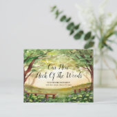 私たちの新しい住まい 新しい住所 お引越しのお知らせ 案内ポストカード (スタンド正面)