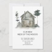 私たちの新しい住まい 松とスギの木のある家 シーズンカード (正面)