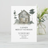 私たちの新しい住まい 松とスギの木のある家 シーズンカード (スタンド正面)