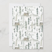 私たちの新しい住まい 松とスギの木のある家 シーズンカード (裏面)