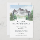 私たちの新しい山の水彩画 案内状 (正面)