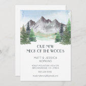 私たちの新しい山の水彩画 案内状 (正面/裏面)