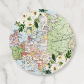 私たちの旅の地図の好意に参加していただきありがとう フェイバータグ (裏面)