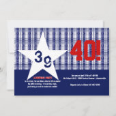 私たちの星誕生日パーティーの招待 招待状 (正面)